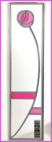 Charles Rennie Mackintosh Mirror Rose Bud